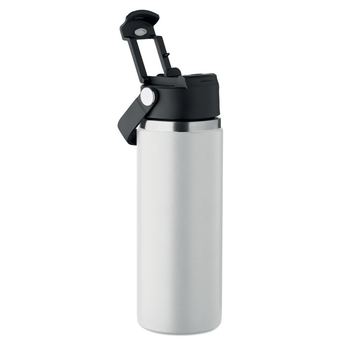 Double wall bottle 500 ml Bianco item picture back