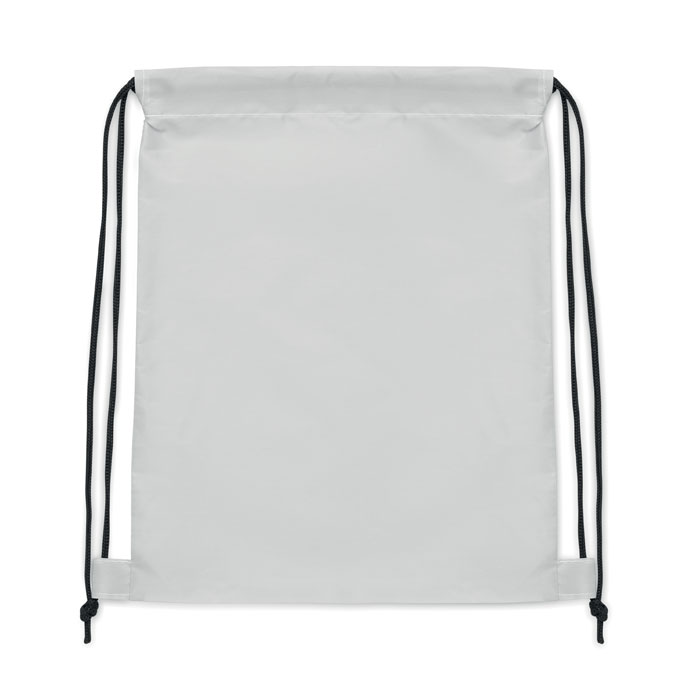 Sacca per bambini 190T RPET Bianco item picture side