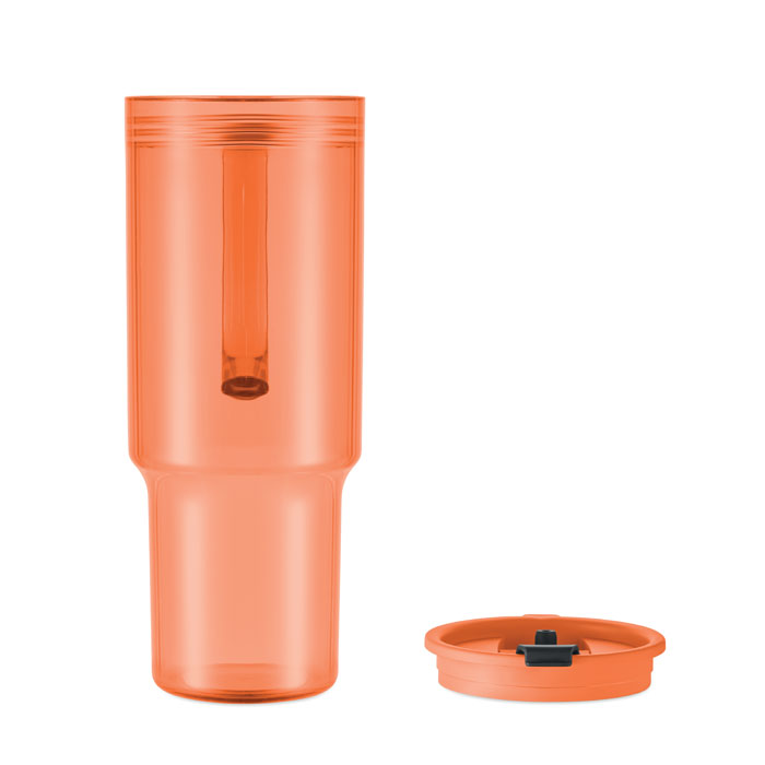 Bicchiere RPET 1200ml Arancio Trasparente item picture top