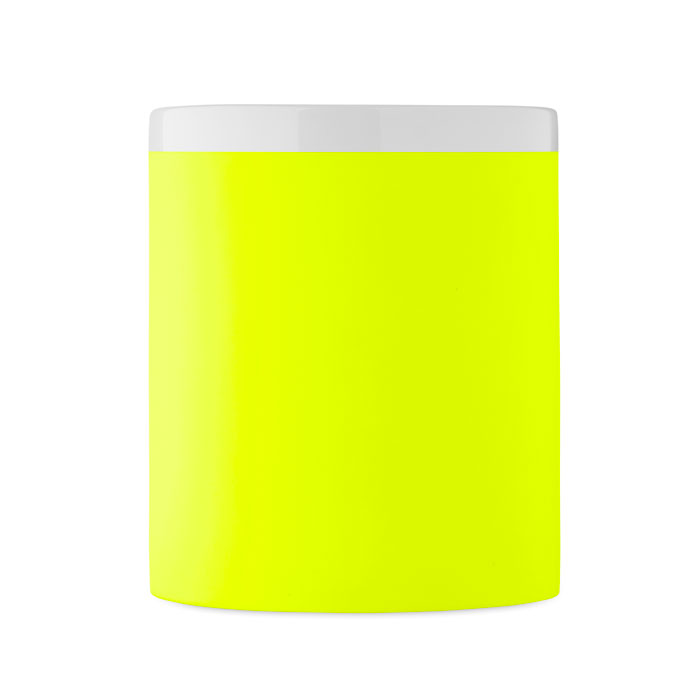 Ceramic mug 300ml Giallo Neon item picture side