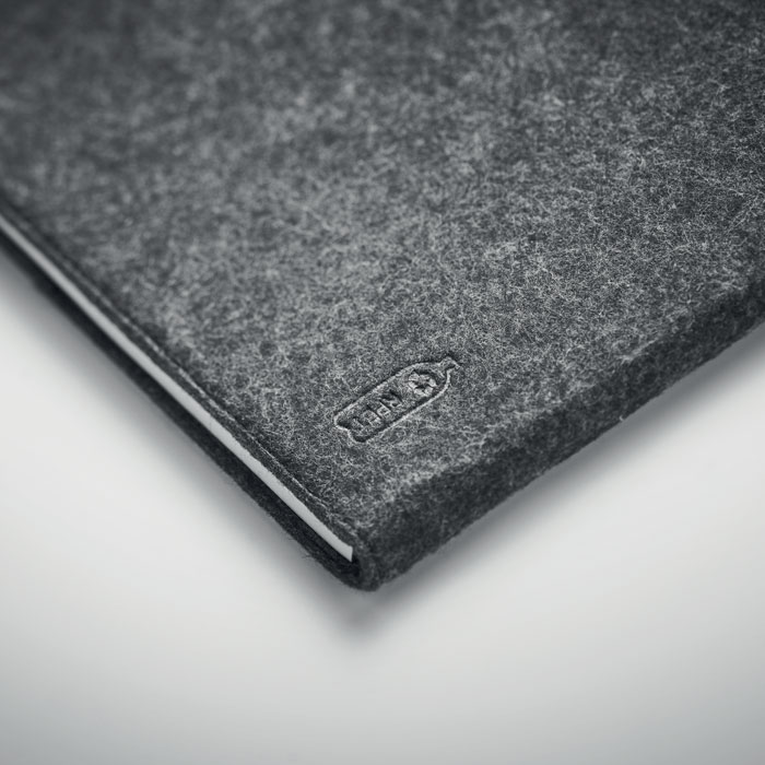 A4 conference folder in RPET Grigio Pietra item detail picture