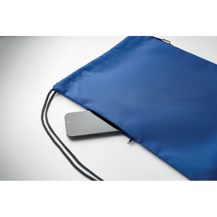 Sacca in RPET 420D Blu Royal item picture open