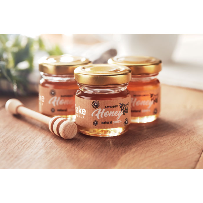 Set of 3 wildflower honey Legno item picture printed