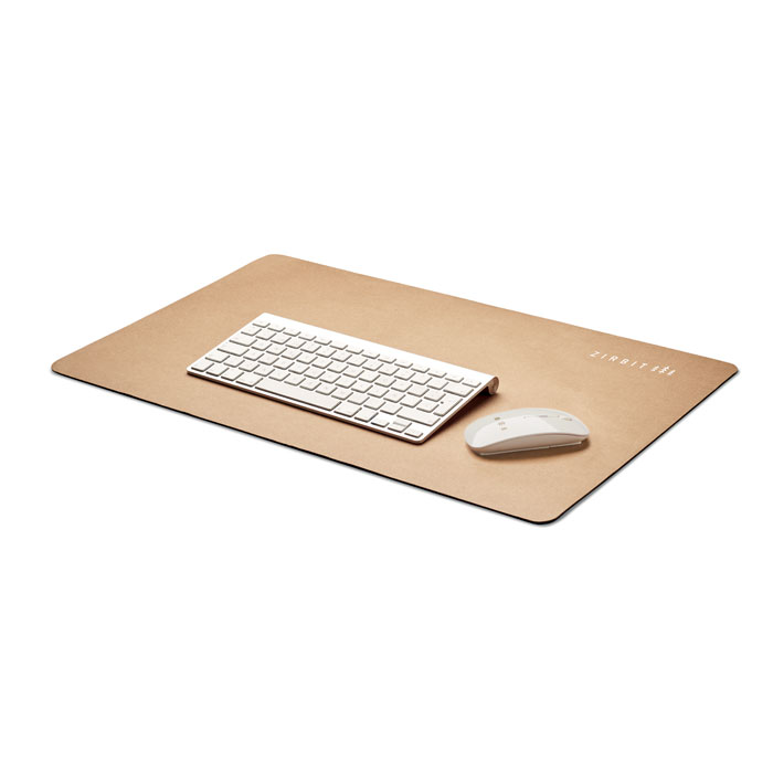 Large recycled paper desk pad Beige item picture printed