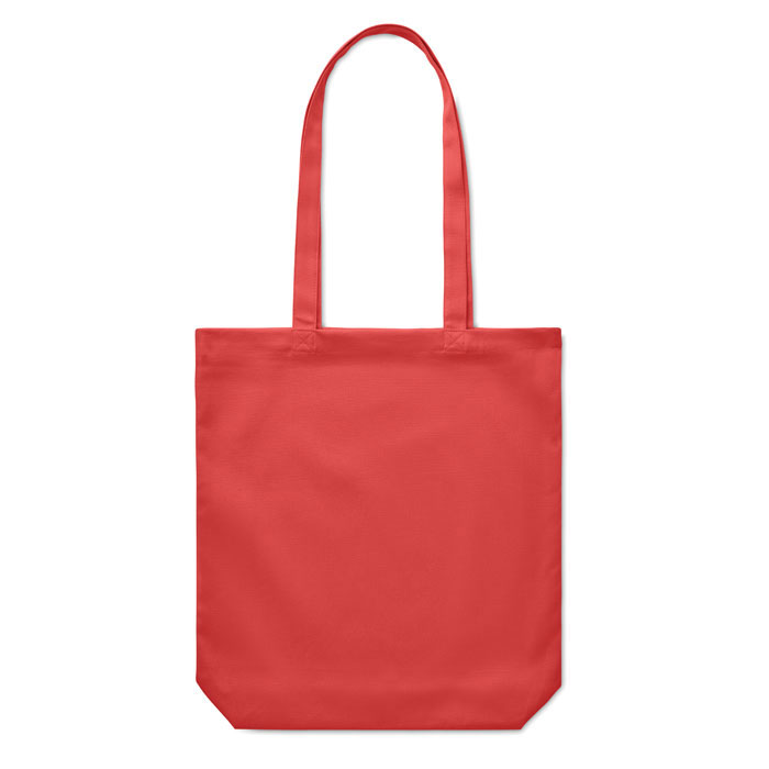 270 gr/m² Canvas shopping bag Rosso item picture side