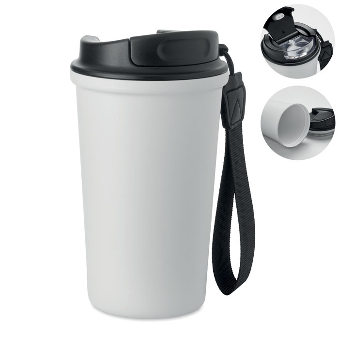 Bicchiere acciaio riciclato Nero item picture front