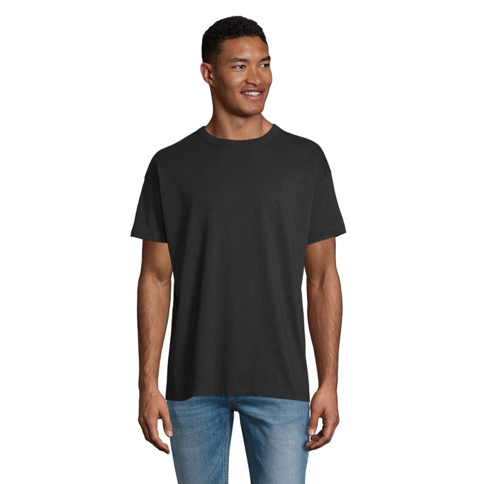 BOXY MEN T-SHIRT OVERSIZE Nero Profondo item picture front