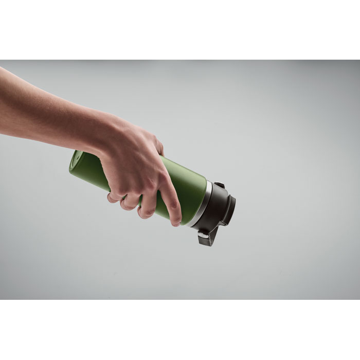 Double wall bottle 500 ml Verde Scuro item picture open