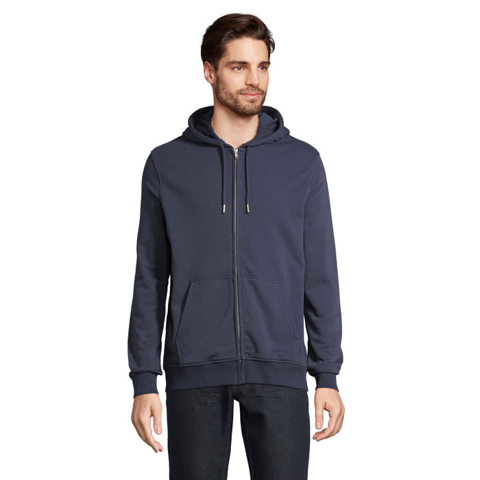 CALIPSO FULL ZIP HOODIE Blu Scuro Francese item picture front