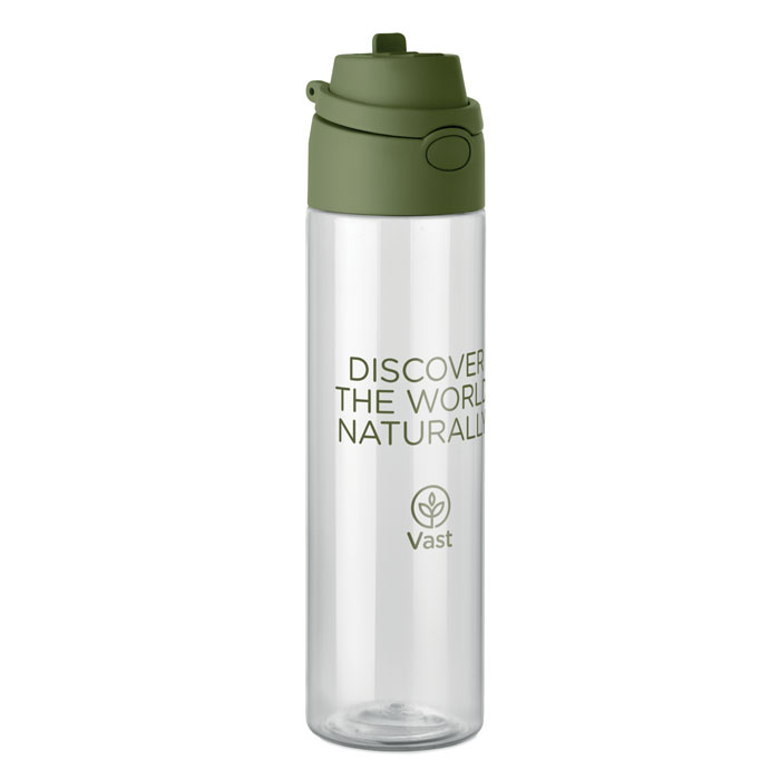 Bottiglia RPET 700ml Verde Scuro item picture printed
