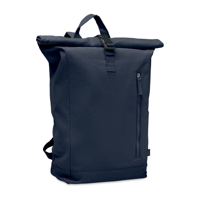 Roll top backpack 390 gr/m² Francese Navy item picture front