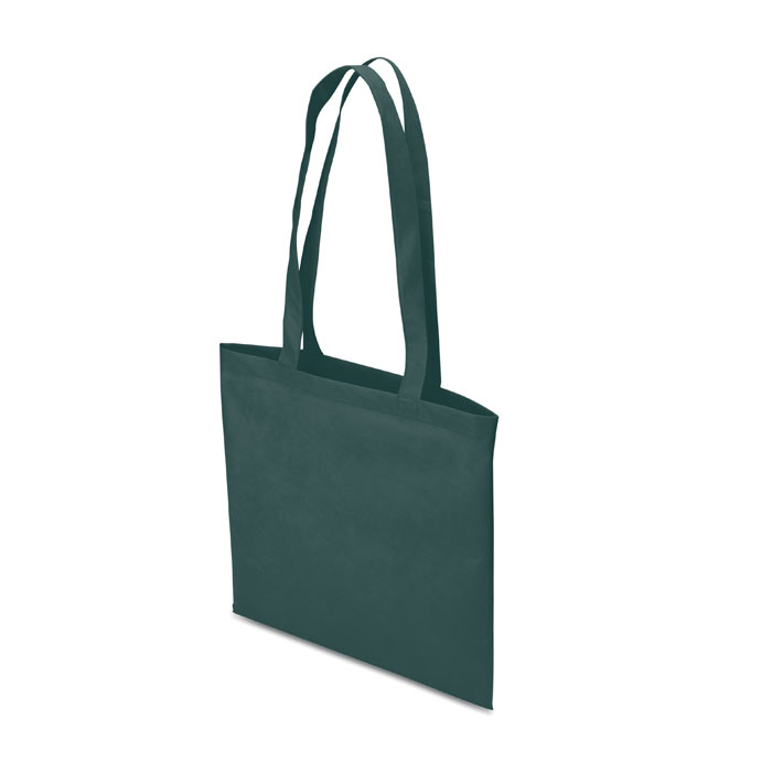 Ampia borsa con doppio manico Verde Scuro item picture side