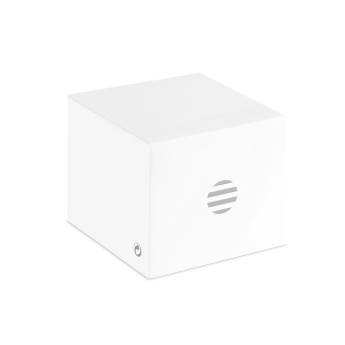 3W wireless speaker matt silver item picture box