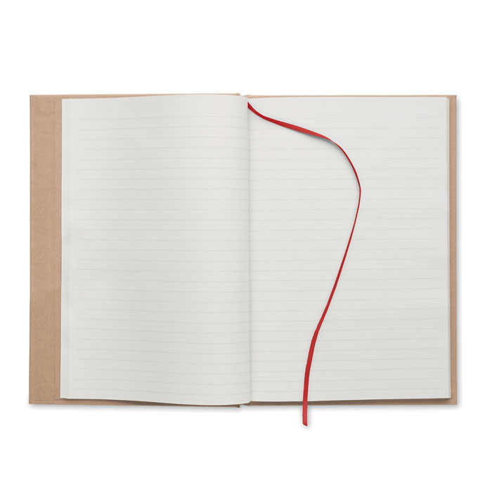 120recycled page notebook Rosso item picture open