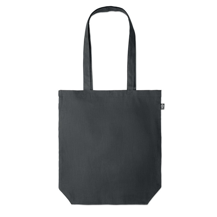 Shopping bag in hemp 200 gr/m² Nero item picture top