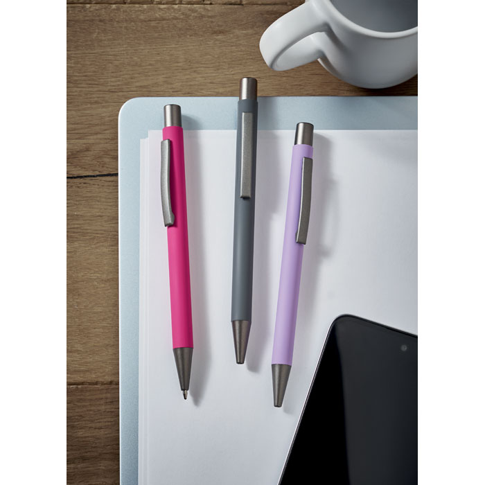Recycled aluminium ball pen Grigio Pietra item ambiant picture