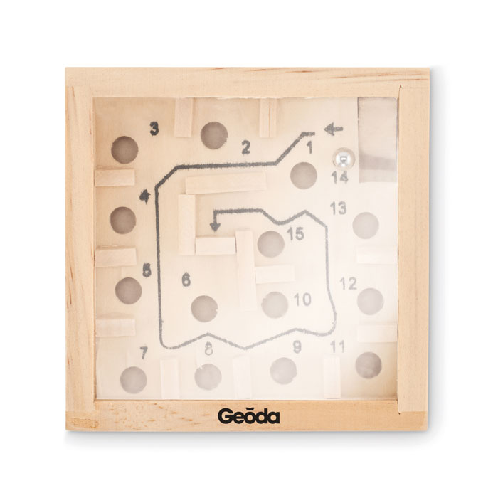 Gioco del labirinto in legno wood item picture printed