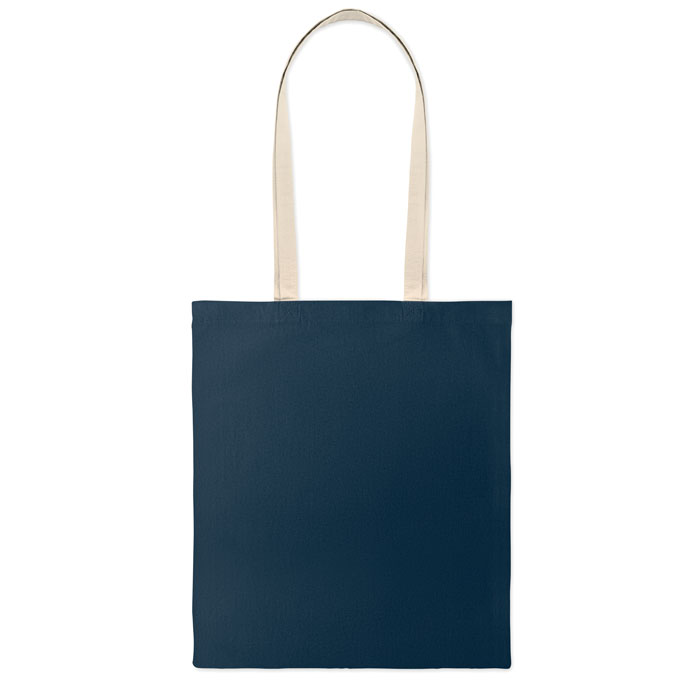 Shopper in cotone Francese Navy item picture back