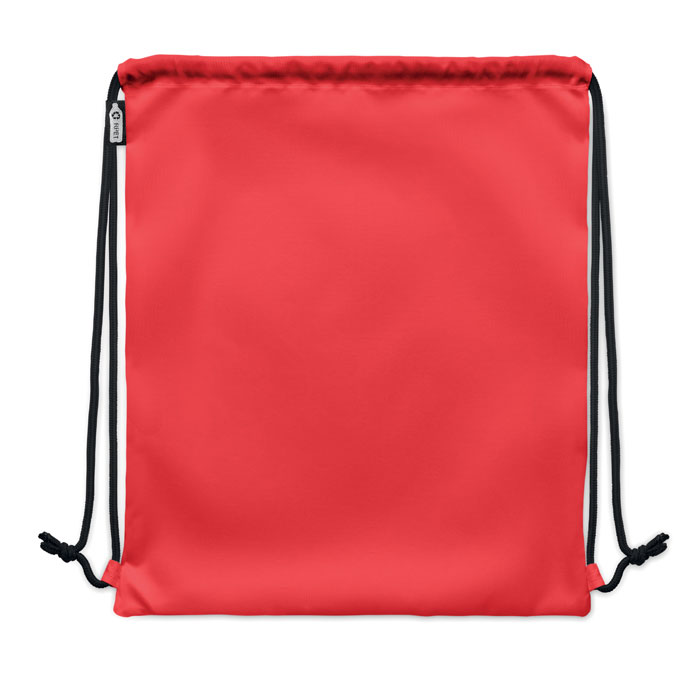 Sacca grande 300D RPET Rosso item picture side