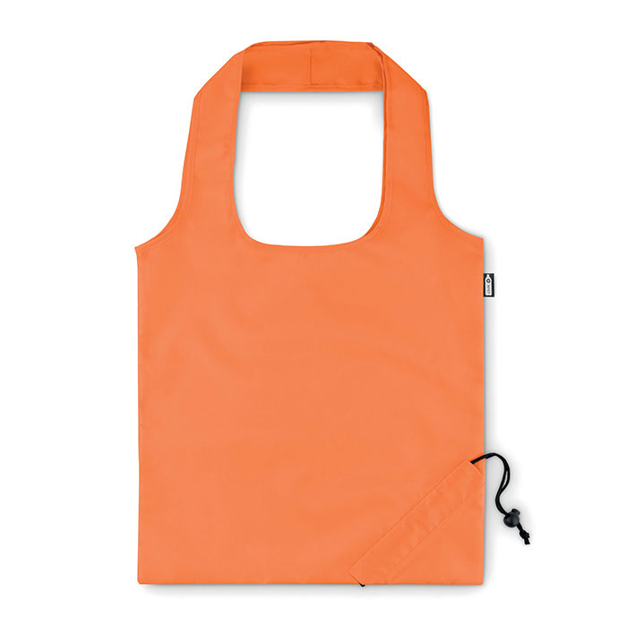 Foldable RPET shopping bag Arancio item picture front