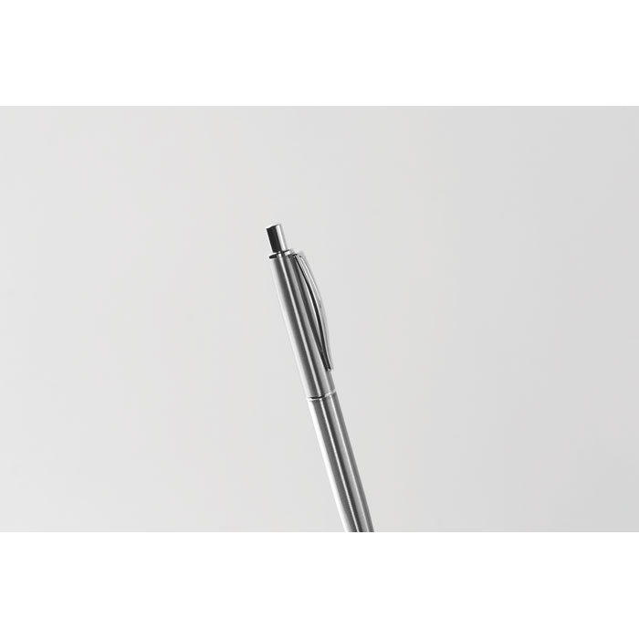Penna a pulsante in confezione Argento Opaco item detail picture