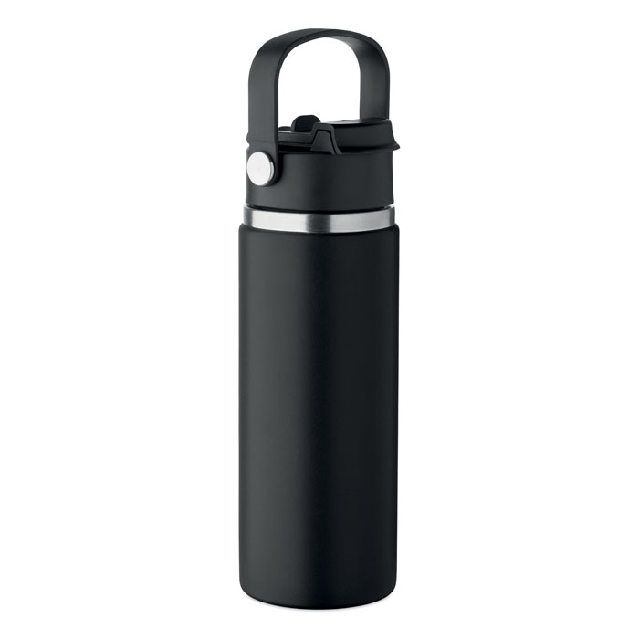 Double wall bottle 500 ml Nero item picture top