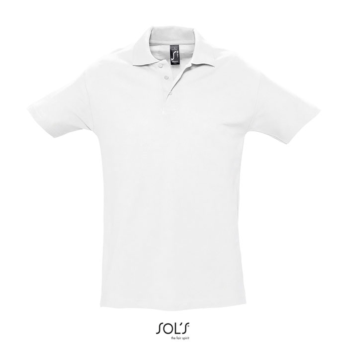 SPRINgII MEN POLO 210g white item picture front