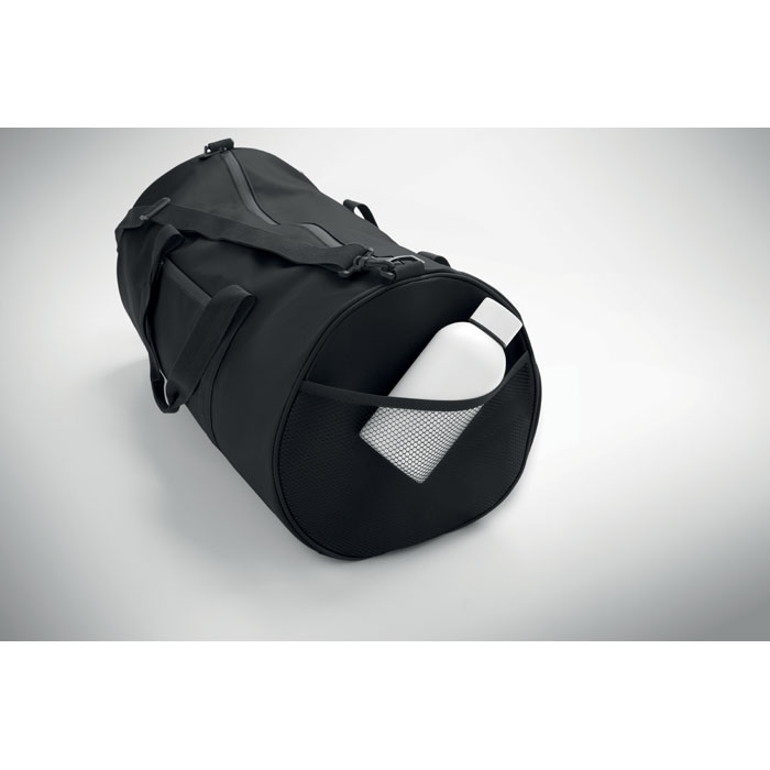Duffle bag in 600D RPET Nero item picture box