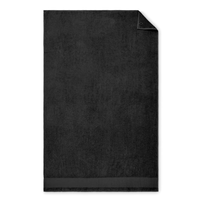 Asciugamano da bagno in cotone Nero item picture back