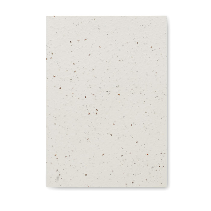 A5 seed paper cover notebook Bianco item picture side