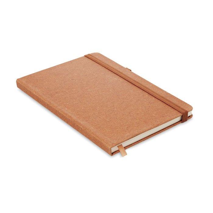 Notebook A5 in PU riciclato brown item picture front