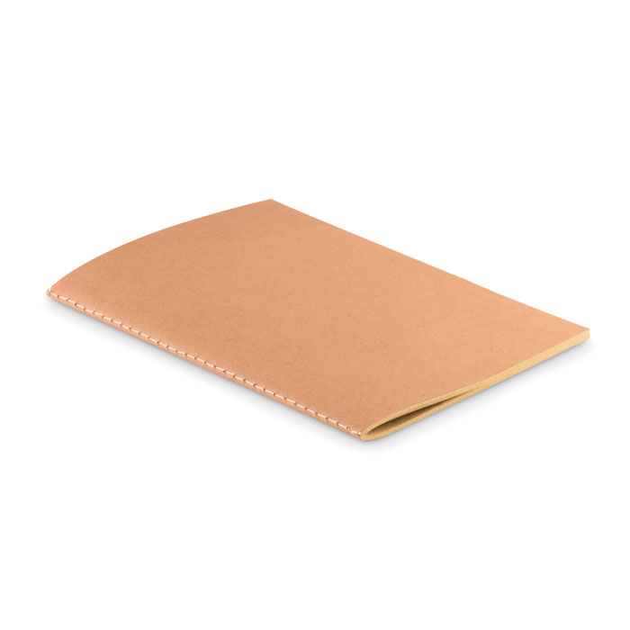 A5 recycled notebook 80 plain Beige item picture front