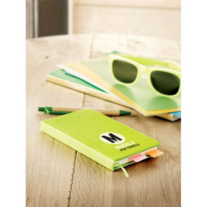Notebook A6 a righe Lime item picture printed