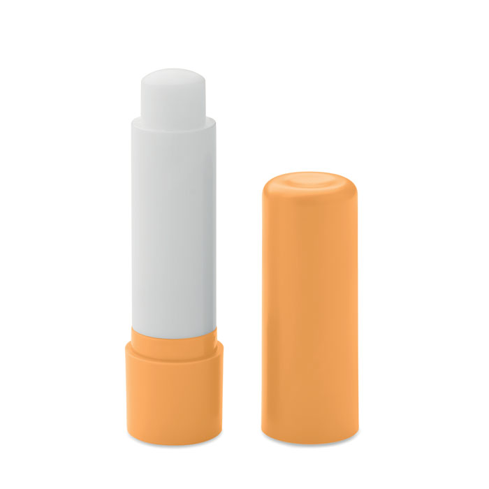 Vegan lip balm in recycled ABS Arancio item picture front