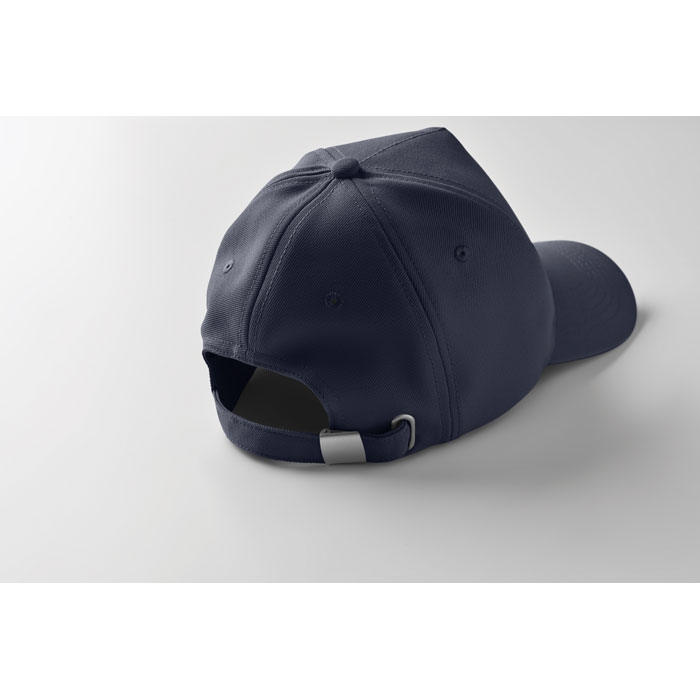 RPET 5 panel baseball cap Blu item detail picture