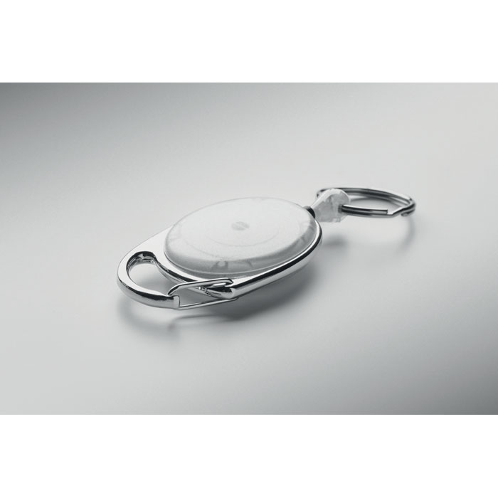 Retractable badge holder Bianco item picture open