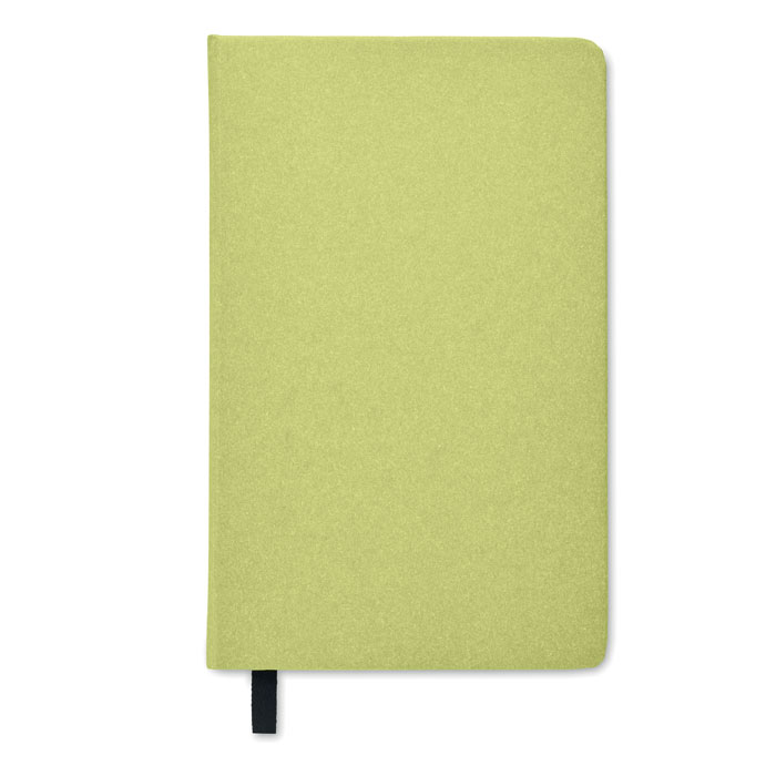 Notebook A5 in carta riciclata Lime item picture side