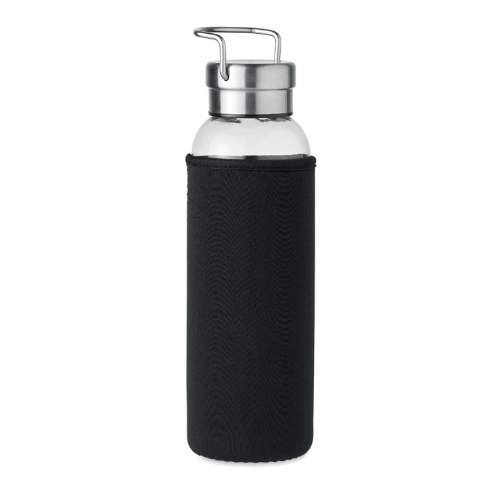 Glass bottle in pouch 500 ml Nero item picture front