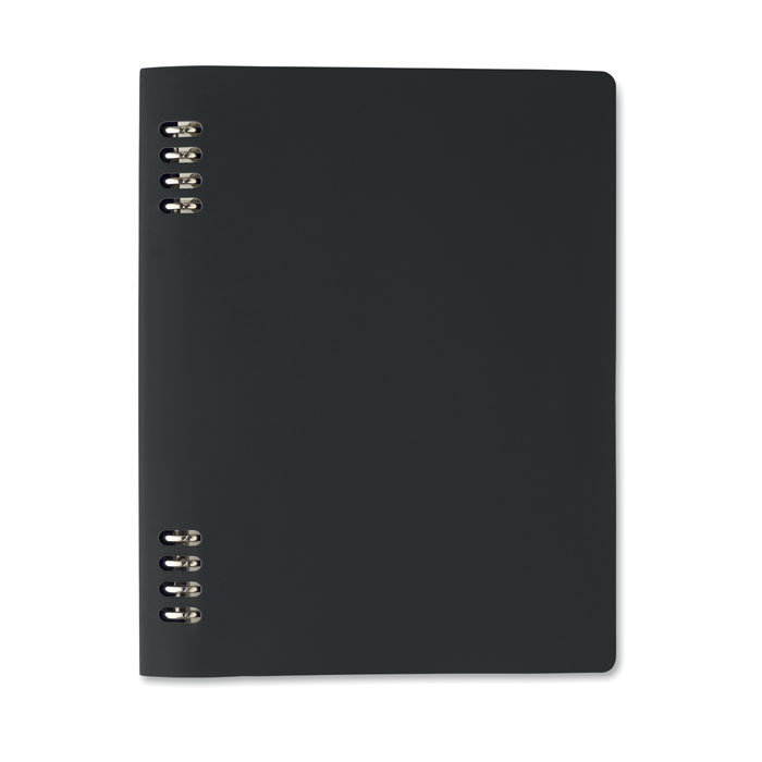 Notebook A5 ricaricabile in PU Nero item picture 1