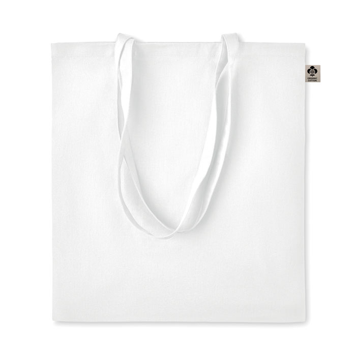 Shopper in cotone organico     MO6189- white item picture front