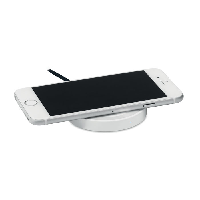 Small wireless charger 5W Bianco item picture top