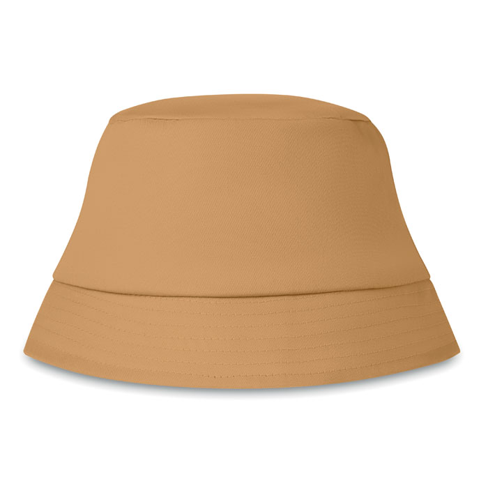 Cotton sun hat 160 gr/m² Cachi item picture front