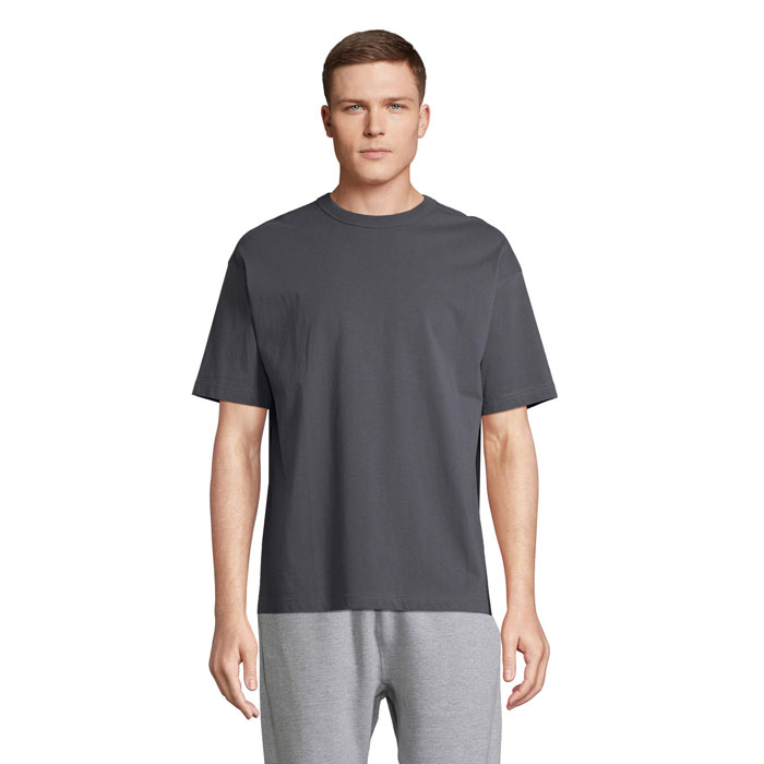 BOXY MEN T-SHIRT OVERSIZE Grigio Topo item picture front