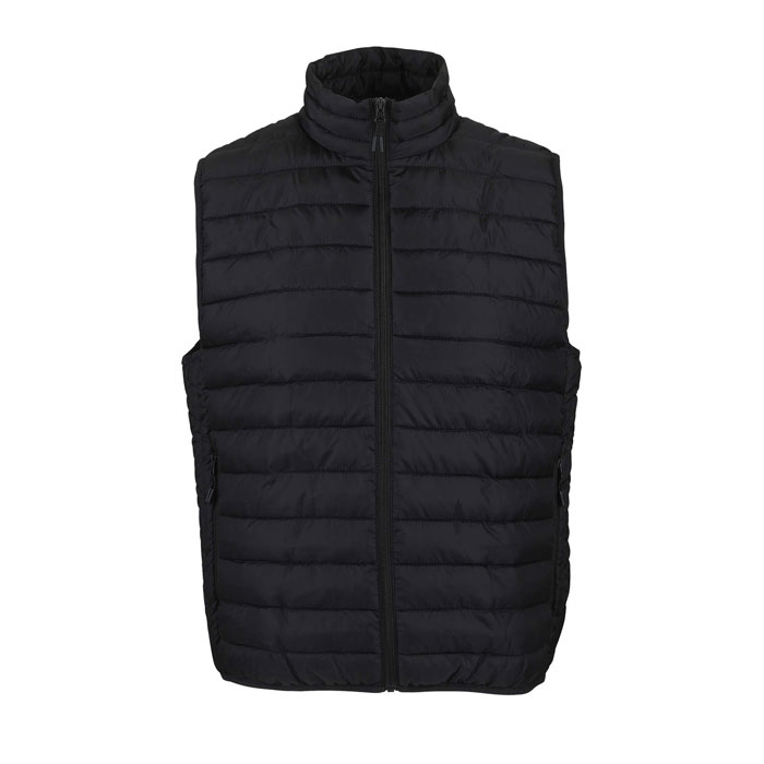 STREAM MEN Bodywarmer Nero / Nero Opaco item picture front