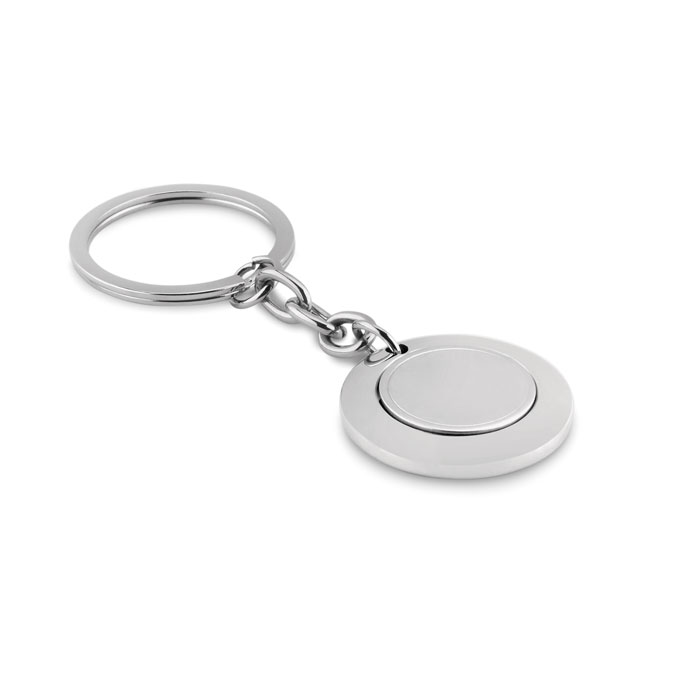 Key ring with token Argento Lucido item picture side