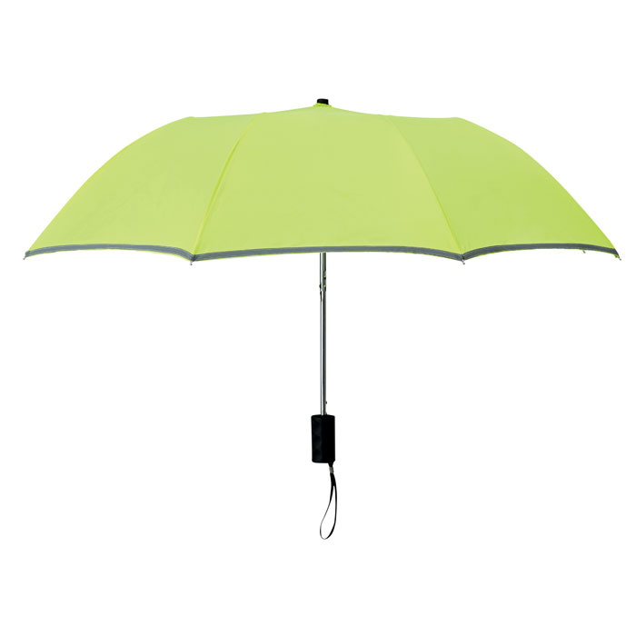 21 inch 2 fold umbrella neon green item picture back