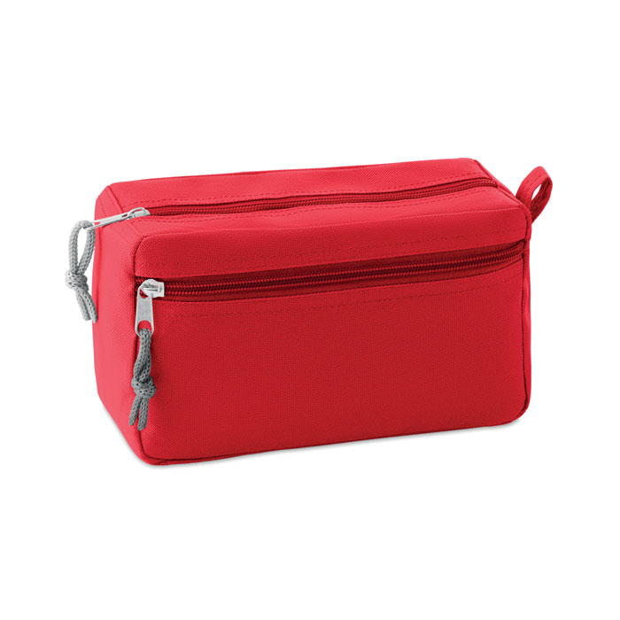 PVC free cosmetic bag Rosso item picture back