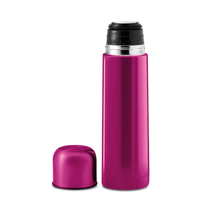 Double wall flask 500 ml Fucsia item picture back