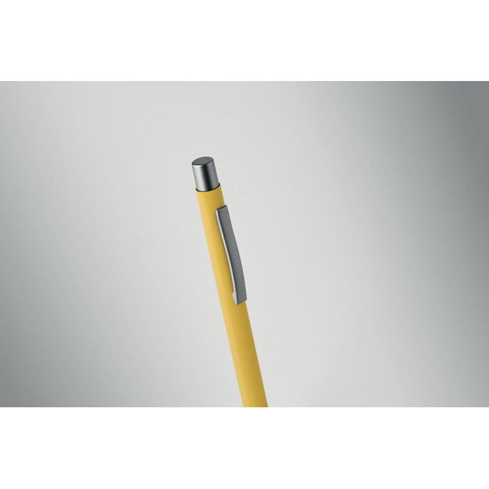 Recycled aluminium ball pen Giallo item detail picture
