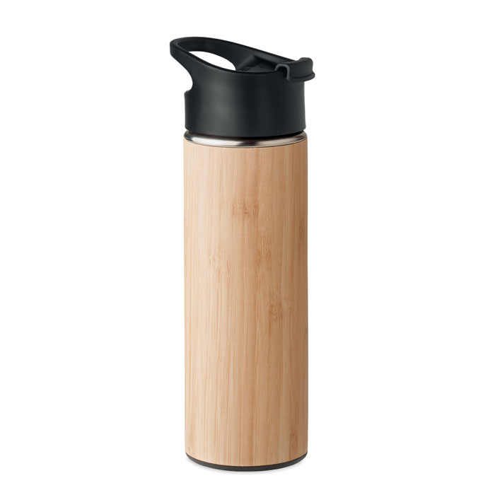 Thermos in bamboo 450ml wood item picture front